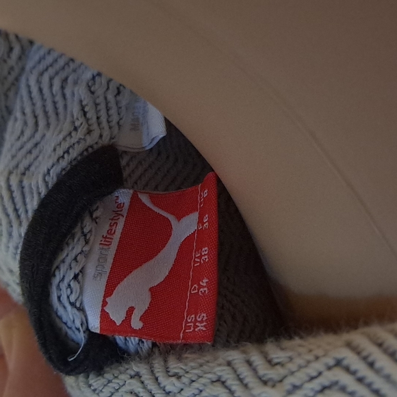 Puma athletic Activewear cardigan jacket size xs gray white - Picture 5 of 7